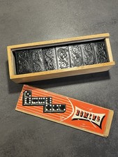 Antikes Vintage Domino Spiel